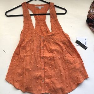 O’Neill Size Small Orange Tank Top
